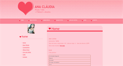 Desktop Screenshot of anaclaudia.omelhordaweb.com.br
